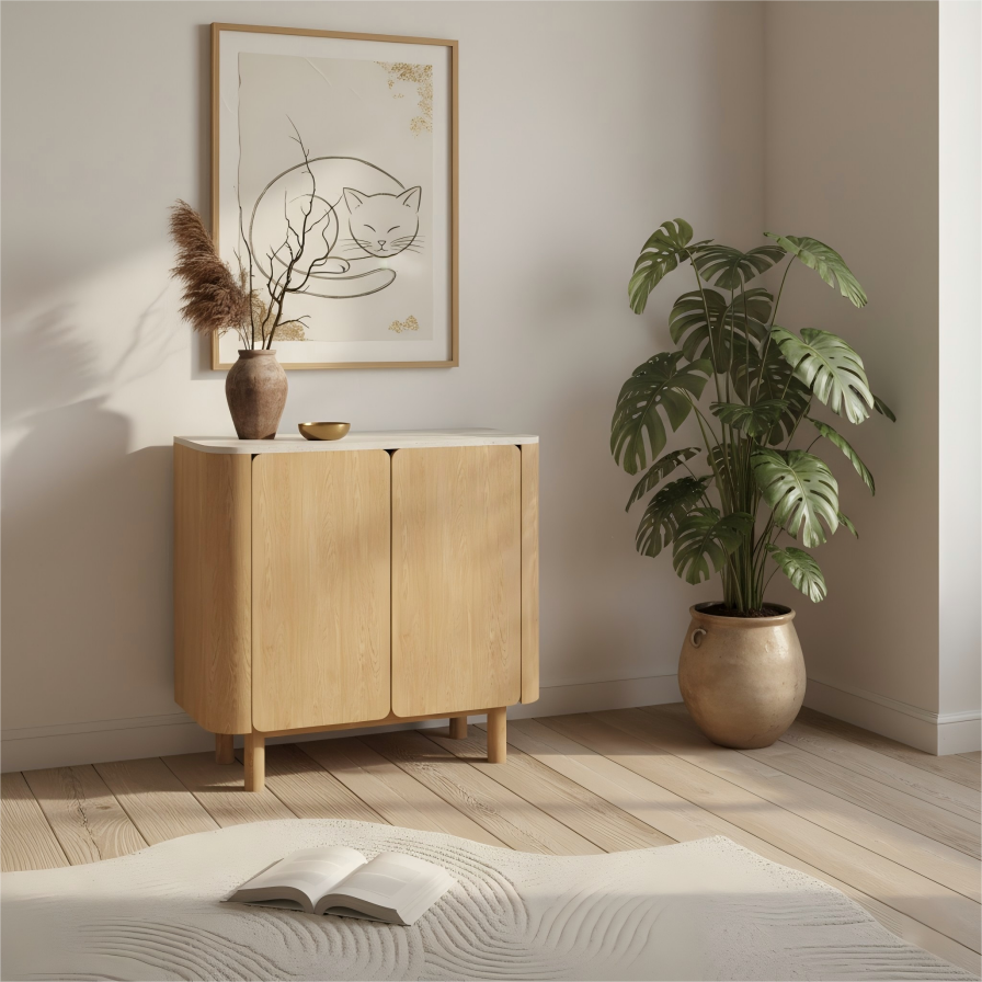 Curutimber 2-Door Cabinet